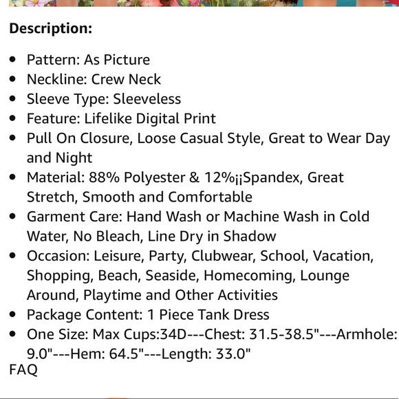 Skull Print-Bathing Suit Material Sleeveless Tank Tunic/Cover-up/Dress-NWT OS - Picture 7 of 12